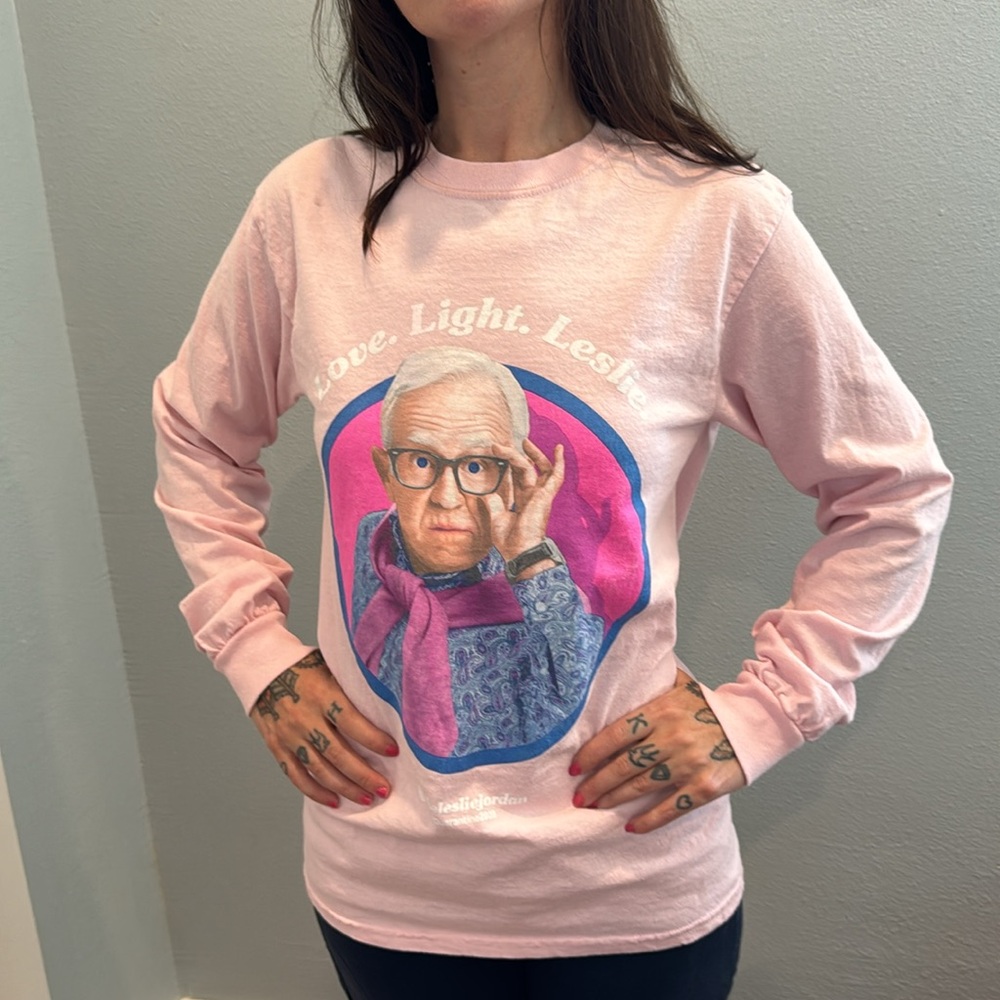 Leslie Jordan Long Sleeve T Sz S